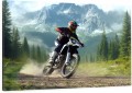 OBRAZ NA ŚCIANĘ MOTOCROSS FOREST RACE 