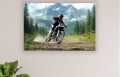 OBRAZ NA ŚCIANĘ MOTOCROSS FOREST RACE 