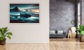 OBRAZ NA ŚCIANĘ SILVER PORSCHE 911 GT3 FREE RIDE