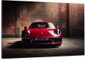 OBRAZ NA ŚCIANĘ RED RETRO PORSCHE 911 OLD GARAGE