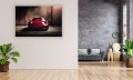 OBRAZ NA ŚCIANĘ RED RETRO PORSCHE 911 OLD GARAGE
