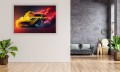 OBRAZ NA ŚCIANĘ TUNED MINI COOPER  COLORFUL SMOKE