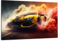OBRAZ NA ŚCIANĘ TUNED LAMBORGHINI AVENTADOR BURNOUT