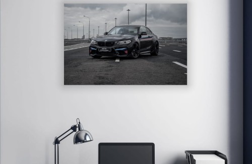 OBRAZ NA ŚCIANĘ BLACK SPORT BMW M2 M-PAKIET