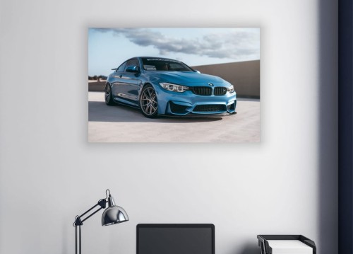 OBRAZ NA ŚCIANĘ ROYAL BLUE SPORT BMW M4