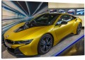 OBRAZ NA ŚCIANĘ GOLD BMW I8 DUBAI STYLE 