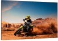 OBRAZ NA ŚCIANĘ MOTOCROSS DESERT BURNOUT