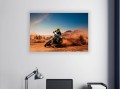 OBRAZ NA ŚCIANĘ MOTOCROSS DESERT BURNOUT