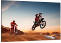 OBRAZ NA ŚCIANĘ MOTOCROSS DESERT RACE WITH JUMPS