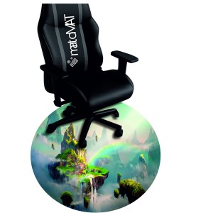 OCHRONNA PODKŁADKA POD FOTEL OKRĄGŁA BAJKOWA LATAJĄCA WYSPA