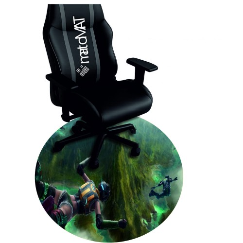 PODKŁADKA POD FOTEL OKRĄGŁA OCHRONNA  WYSPA STARTOWA FORTNITE