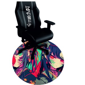 PODKŁADKA OCHRONNA POD FOTEL OKRĄGŁA JAPOŃSKIE KOBIECE ONI