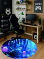 OKRĄGŁA PODKŁADKA POD FOTEL OCHRONNA TAJEMNICZY MAGICZNY LAS