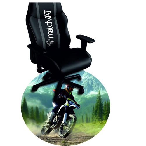 OKRĄGŁA MATA POD FOTEL OCHRONNA MŁODY MOTOCROSS ENDURO RIDE