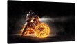 Obraz na płótnie MOTOR W OGNIU HARLEY SPORT 