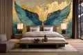 NOWOCZESNA TAPETA DO SALONU SYPIALNI angel wings 