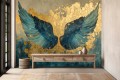 NOWOCZESNA TAPETA DO SALONU SYPIALNI angel wings 
