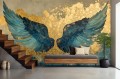 NOWOCZESNA TAPETA DO SALONU SYPIALNI angel wings 