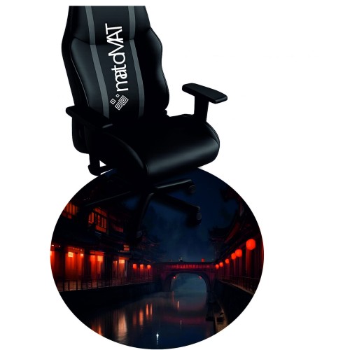 MATA OKRĄGŁA POD FOTEL OCHRONNA MOST NAD RZECZKĄ NOCĄ