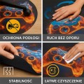 OKRĄGŁA PODKŁADKA POD FOTEL OCHRONNA KOSMICZNA SATELITA NA POWIERZCHNI