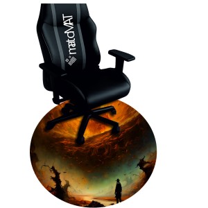 PODKŁADKA OCHRONNA POD FOTEL PIEKIELNE OGNIE KONIEC ŚWIATA