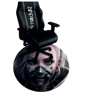 MATA POD FOTEL OCHRONNA ANIME DZIEWCZYNA W MASCE OKRĄGŁA