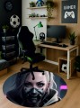MATA POD FOTEL OCHRONNA ANIME DZIEWCZYNA W MASCE OKRĄGŁA