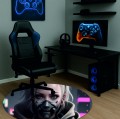 MATA POD FOTEL OCHRONNA ANIME DZIEWCZYNA W MASCE OKRĄGŁA