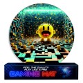 PODKŁADKA OCHRONNA POD FOTEL OKRĄGŁA KOLOROWY ŚWIAT PAC-MAN 