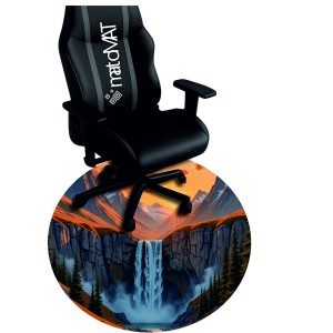 PODKŁADKA OCHRONNA POD FOTEL OKRĄGŁA WODOSPAD  W BAJKOWEJ DOLINIE