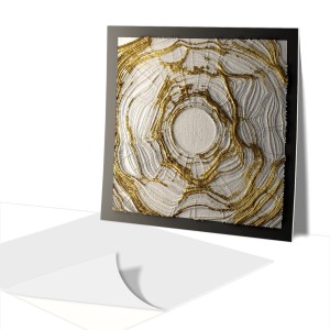 płytki winylowe 30x30cm wzór złoty przekrój drzewa