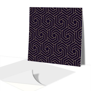 Kafelki PCV samoprzylepne 30cm Heks Spirala Złota