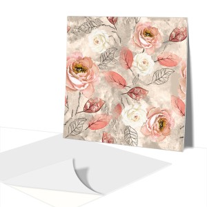 płytki pcv  samoprzylepne  Kwiaty Sztuka