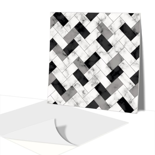 Kafelki PCV samoprzylepne 30cm Mozaika na Marmurze