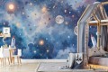 TAPETA DLA DZIECI KOSMOS GALAKTYKA PLANETY GWIAZDY 