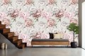 FOTOTAPETA TAPETA DUŻE KWIATY BIAŁE RÓŻOWE PIWONIE PEONY 
