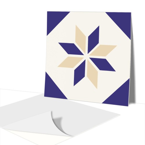 płytki PCV samoprzylepne 30cm Minimalistyczny Kwiat