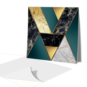 płytki PCV samoprzylepne 30cm Marmurowe Trójkąty