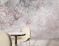 Fototapeta Mural Loft Kwiaty Nowoczesny Styl Beton do salonu sypialni
