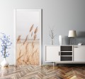 FOTOTAPETA na drzwi NAKLEJKA samoprzylepna BOHO NATURA TRAWY PLAŻA