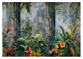 Fototapeta do salonu sypialni TROPIKALNY OGRÓD ROŚLINY KWIATY 