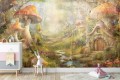 Fototapeta dla dzieci ZACZAROWANY LAS BAJKOWA KRAINA 