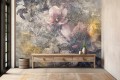 Fototapeta do salonu na wymiar Wieczorna Flora Tajemniczy Urok Kwiatów