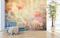 Fototapeta do salonu sypialni art deco mural na ścianę kwiaty kolory