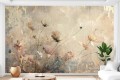 Fototapeta do salonu na wymiar Vintage Polne Kwiaty łąka