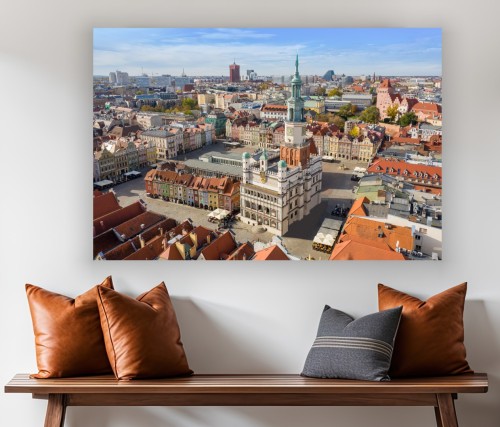 Obraz CANVAS Stary Rynek w Poznaniu do salonu sypialni na ścianę