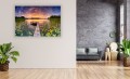 Obraz CANVAS Zachód Słońca Nad Jeziorem do salonu sypialni na ścianę