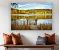 Obraz CANVAS Krajobraz jezioro, Mazury do salonu sypialni na ścianę