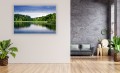 Obraz CANVAS Jezioro i las do salonu sypialni na ścianę