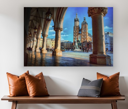 Obraz CANVAS Letnie atrakcje w Krakowie do salonu sypialni na ścianę